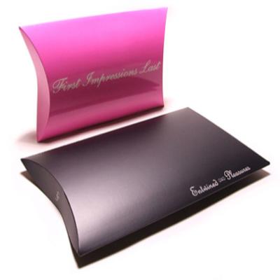 China Handmade Custom Color Logo Design Wig Packaging Pillow Paper Boxes for sale