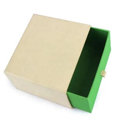 China Handmade Wholesale Drawer Style Small Jewelry Product Packaging Custom Paper Box for sale