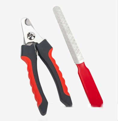 China Viable Dog Pet Nail Clipper Cutter Scissors Set Grooming Pet Scissors Stainless Steel Clippers for sale