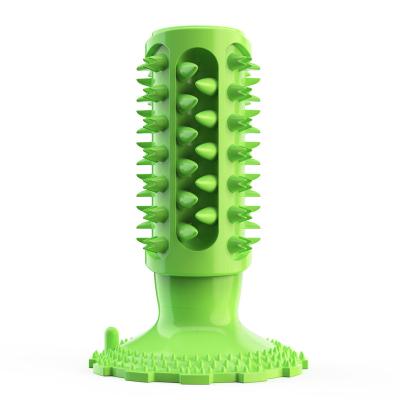 China Durable Dog Squeaky Toys For Teeth Cleaning Durable Chewing Toothbrush Dog Toy for sale