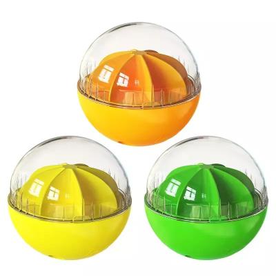 China Automatic lemon dog toy with an adjustable permeable sounding ball for sale