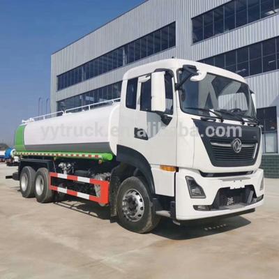 China 20000 Liter Water Bowser Sprinkler Tank Truck Dongfeng DFH5250D 6x4 Water Truck 9980*2500*3750 for sale