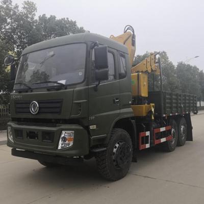 China Dongfeng EQ5161G 6x6 off road crane truck with 6.3T haib crane 7760 for sale