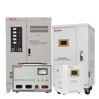 China Dbw DELIXI 5kva 15kva 20kva Automatic Voltage Stabilizer 20kva Voltage Regulator for sale