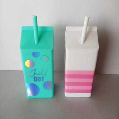 China Sustainable 400ml Milk Carton Water Bottle for sale