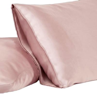 China JILI Solid Color 100% Mulberry Silk Pillow Case For Hair And Skin, 19 Side Silk Mommie for sale