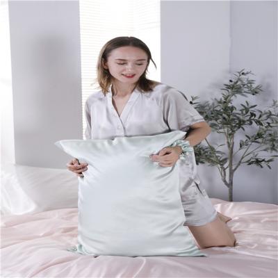 China High Quality Anti-static Pure Silk Pillowcase 100% Silk Mulberry Pillow Cover for sale