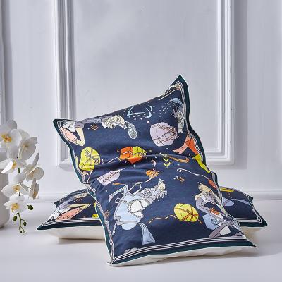 China JILI Grade 6A Mulberry Silk All-Natural Cartoon Printed Pillow Cover Viable Four-Season For Teenagers for sale