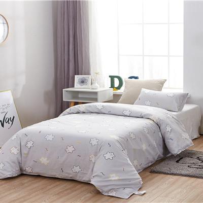 China JILI Twin Size 60S Cartoon 100% Cotton High Density Satin Cartoon Quilt Comforter Cover Bedding Set For Kids for sale