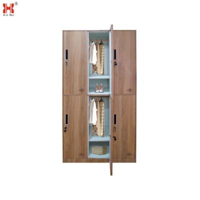 China Office China Factory Multi Color Transfer Doors Locker Solid Wood Metal Clothes Locker for sale