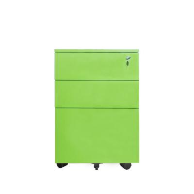 China Adjustable Steel Lockable Metal Movable Hanging Cabinet (Other) Office Furniture Three Drawer Filling Cupboard With 3 Drawers for sale