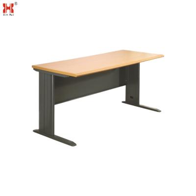 China eco-friendly double person single face steel reading desk for school library office furniture for sale