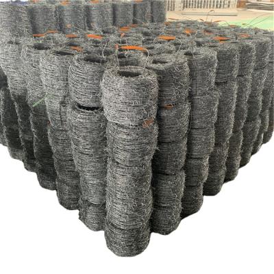 China Easy Galvanized Plastic-Coated Barbed Wire Mesh Barbed Wire for sale