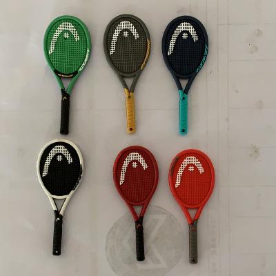 China Promotional gifts emboss deboss emboss logo 3D 2 2D custom soft rubber RACKET TENNIS silicone PADEL PVC side OEM TRS KEY key chain for sale