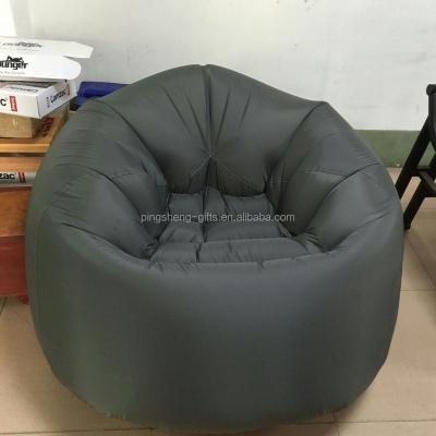 China 2018 popular indoor beach portable fast inflatable air chair, office air sofa chair with logo printing for sale