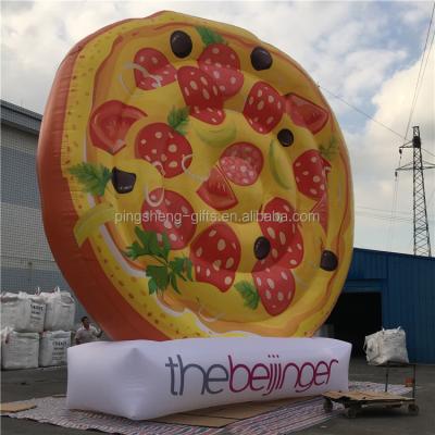 China Promotion Customized Inflatable Big Pizza, Inflatable Giant Advertising Pizza, PVC Inflatable Pizza Balloon for sale