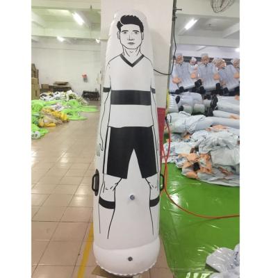 China Portable Inflatable 1.80m Training Rocker Training Equipment Inflatable Goalie Dummy Training Tumbler Mute for sale