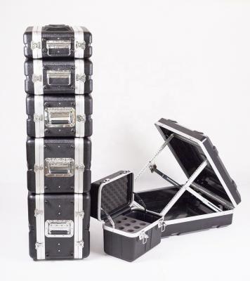 China Shockproof ABS Rack Case Plastic Material Tool Case Protect Amp / Microphone Case for sale