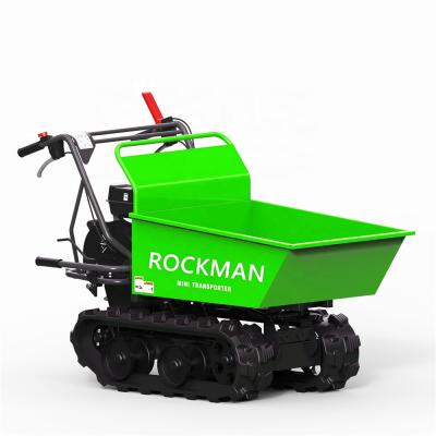 China Self-propelled Gasoline Power Mini Building Material Shops Payload 300KG Track Dumper With CE for sale