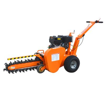 China Farms Loncin/Ducar/B&S/Honda Mini Trencher Chainsaw Digging Depth 60cm 60cm for Construction for sale