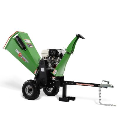 China Cultivate towable ducar mobile 15hp garden use mobile wood chipper for sale