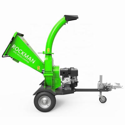 China High Speed ​​Farms 5 Inch 15hp Gasoline Powered Disc Chipper Chipper Wood Chipping Machine for sale