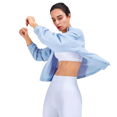 China Autumn New Custom Hooded Activewear Breathable Workout Jacket Women Fitness Yoga Casual Running Jackets for sale