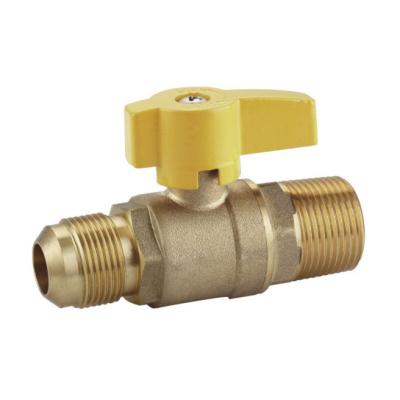 China Great Price KELE7005 Thread Internal Valve Brass Forged Corrosion Resistant Gas Valve for sale