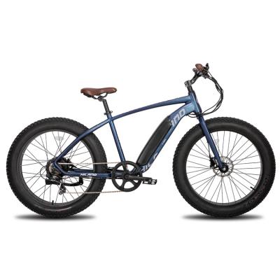 China USA Warehouse Aluminum Alloy 26 Inch 500 Watt 48 Volt Big Fat Tire Snow Cruiser Wide Range Fat Tire Electric Bike for sale