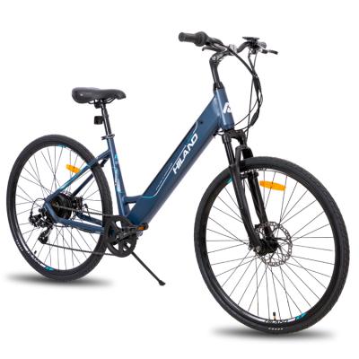 China Modern JOYKIE 350w motor aluminum alloy e-bike 700c women step through city hybrid electric bike for sale