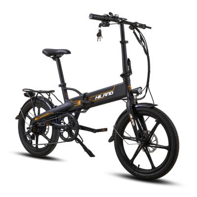 China Custom 20 Inch 7 Inch City Folding Ebike JOYKIE Aluminum Alloy Electric Bike Step Gears Street Hub Drive Folding ebike for sale