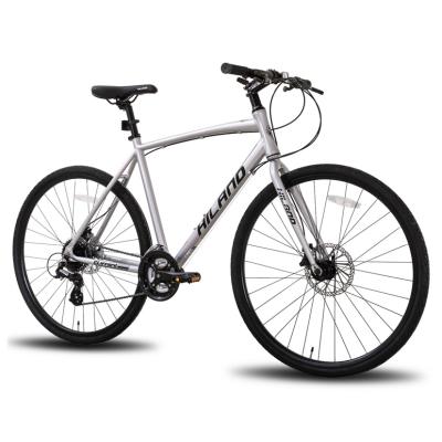 China JOYKIE popular factory wholesale silver hybrid aluminum road 700c city bike for sale for sale