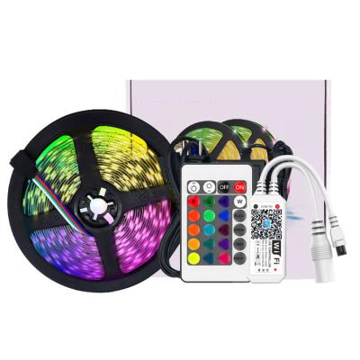 China Warehouse Magic Home Alexa Wifi Smart Phone App Control 5m 10m Waterproof 16 Million 5050 Colors RGB Led Strip Smart Kits for sale