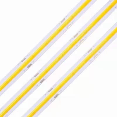 China Warehouse COB Dimmable LED Strip 5M 312LEDs/m 12V 24V 3000K 6000K 4000K Flexible Non Waterproof Led Strip COB for sale