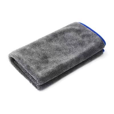 China Hot Selling Auto Hot Selling Single Side Twisted Super Absorbent Single Twisted Cloth Soft Wash Station Quick Dry Loop Drying Towel Microfiber Cleaning Cloth for sale