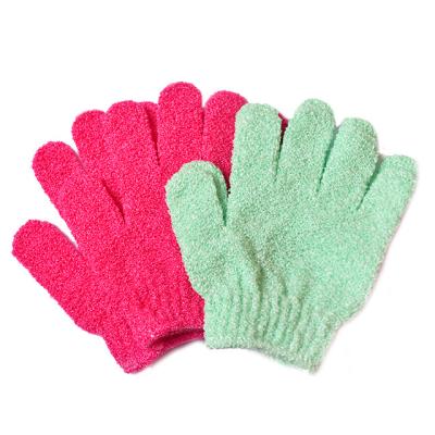 China All Natural Manufacturing High Quality Body Spa Exfoliating Bath Gloves Shower Gloves Bath Shower Gloves for sale