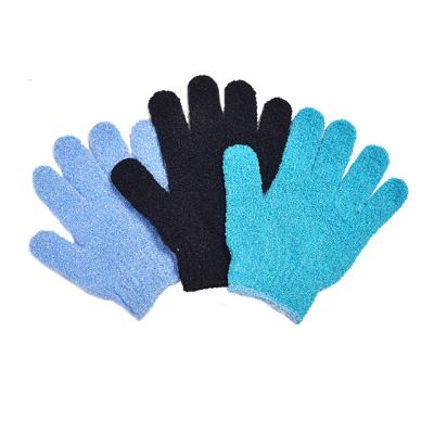 China All Natural Colorful Exfoliating Gloves Bath Glove Shower Exfoliating Gloves Bath Gloves Body Scrubber Bath Shower for sale