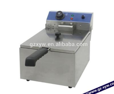 China Hotel Pan Desktop Single Fryer /Potato Chips Frying Machine for Hotel Kitchen Equipment EF-171S for sale