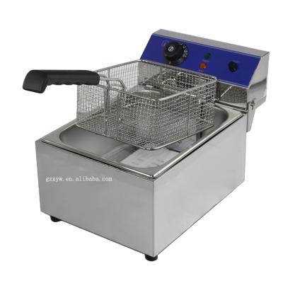 China For Electric French Fries Fryer EF-101S With Thermostat For Catering Supplies for sale