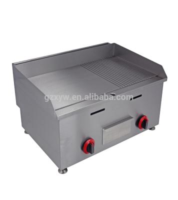 China Commercial Hotel LPG / NPG Gas Griddle With Half Flat , Half Grooved Surface for sale