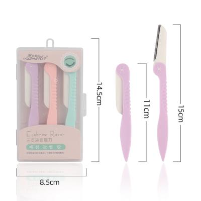 China Easy to Wear Women Makeup Eyebrow Trimmer Eyebrow Shaver Face Shaver Eyebrow Hair Removal for sale