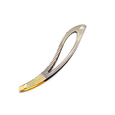 China Private Label Slanted Eyebrow Eyebrow Clip Stainless Steel Head Eyebrow Tweezers for sale