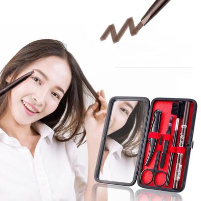 China Amazon Popular Hot Sale Eyebrow Tweezers Set 5pcs Makeup Tools Lashes Applicator Set for sale