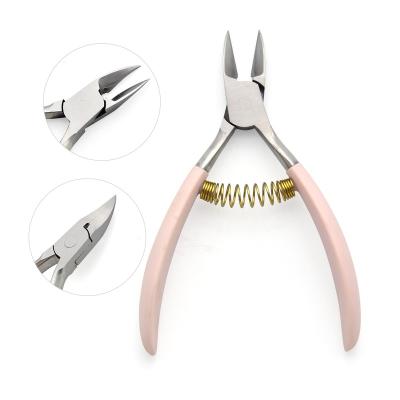 China Wholesale-Durable Stainless Steel Toe Nail Cutter Plier Toenail Cuticle Remover Nail Tools for sale