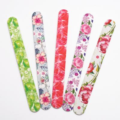 China Custom Personal Care Logo Printed Nail Polish File for sale