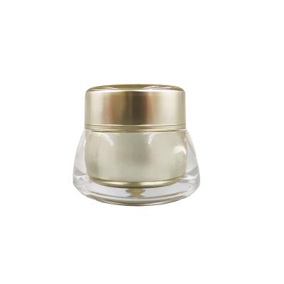 China New Aluminum Skin Care Cream Style Skin Care Cream Cap Customized Cosmetic Packaging Acrylic Jar for sale