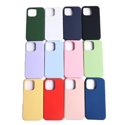 China 2022 New LOGO Custom Shockproof Soft Liquid Silicone Phone Case Cell Phone Accessories For iphone apple 11xs 12 xr 13promax 8plus for sale