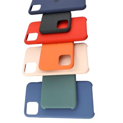 China 75 Colors Shockproof Liquid Silicone Phone Case For iPhone 6 7 12 13 14 Mini Pro Max xs xr xmax plus 11 for sale