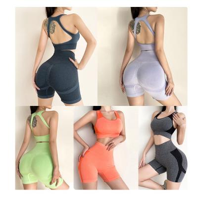 China AIXI Breathable Fitness And Sport Yoga Wear Jogging Suits For Female Seamless Yoga Sets for sale