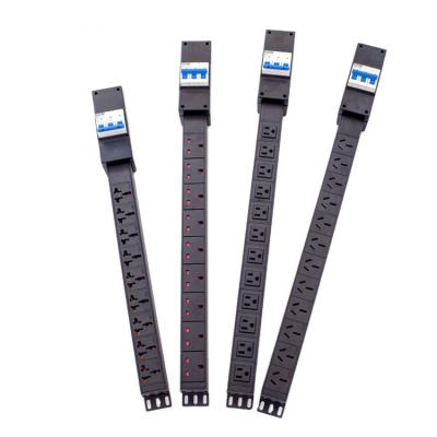 China Aluminum Alloy 3P 63A 3phase 12 Way PDU Heavy Duty Mining PDU With Mini Circuit Breaker for sale